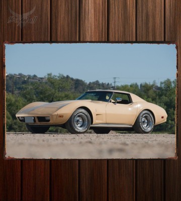 Металлическая табличка Corvette  187